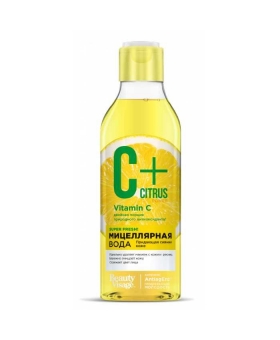 C+ Citrus Woda micelarna dla promienności skóry, z kompleksem przeciw starzeniu Anti Age, 245 ml